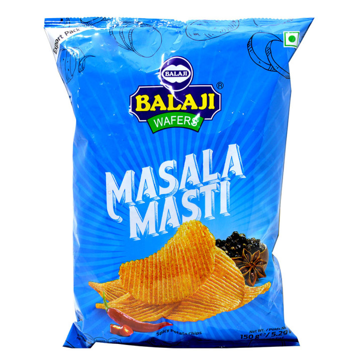 Balaji Masala Masti Potato Wafers, 150 g
