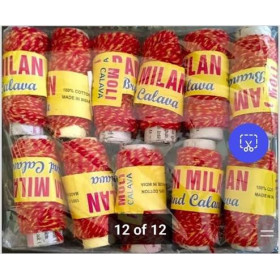 Ae Dev Milan Red And Ylw Pooja Calava 1Pc