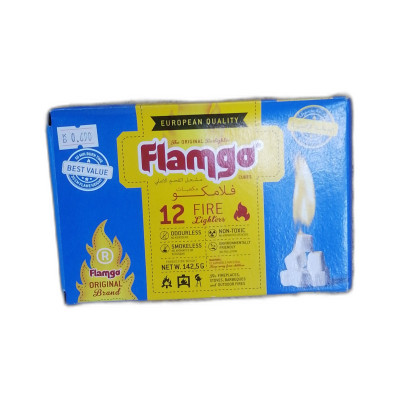 Flamgo 12P Fire Lighters 142.5Gm