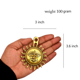Ae Small Brass Sun 1Pc