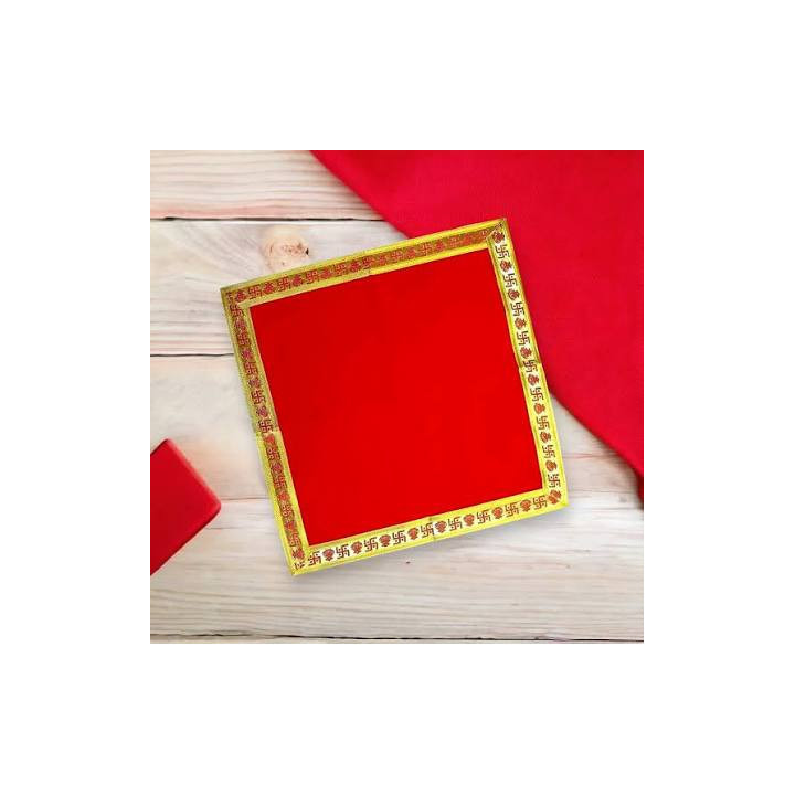 AE Swastik Pooja Chowki Cloth, 1 pc