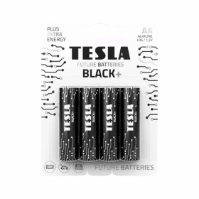 Tesla Aaa Black+ Lr6 1.5V Batteries 4Pc