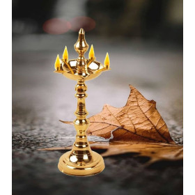 Ae Long Neck Brass Diya 1Pc