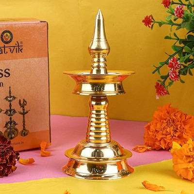Burhan Heavy Brass Kerala Samai 1Pc