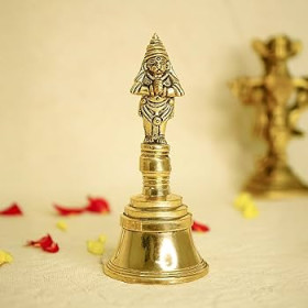 Ae Medium Brass Pooja Ghanti 1Pc