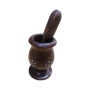 Burhan 5In Wooden Khalbatta Design 1Pcs