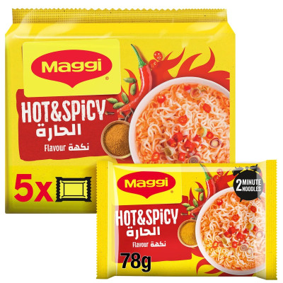 Maggi Hot And Spicy Instant Noodles 78Gm