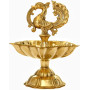 Ae Peacock Brass Diya 1Pc