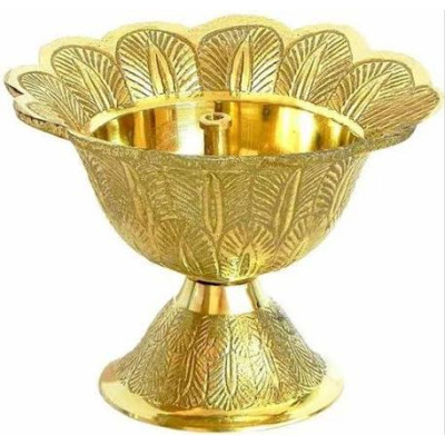 Ae Brass Round Akhand Diya 1Pc