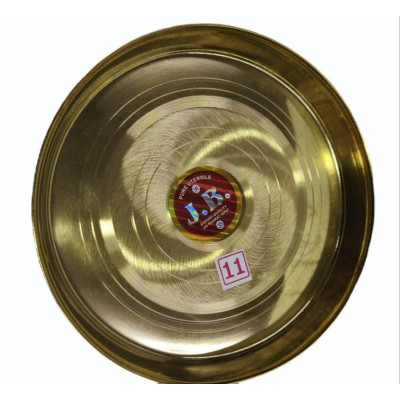Burhan No. 9 Brass Export Thali 1Pcs