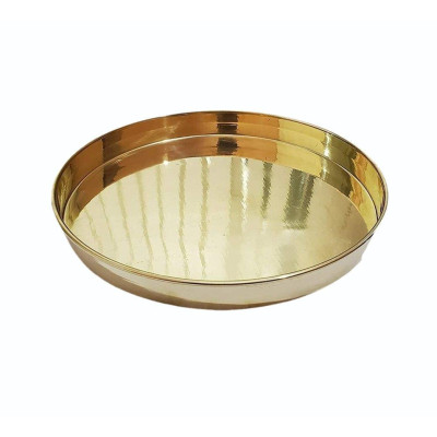 Burhan No. 12 Brass Export Thali 1Pcs