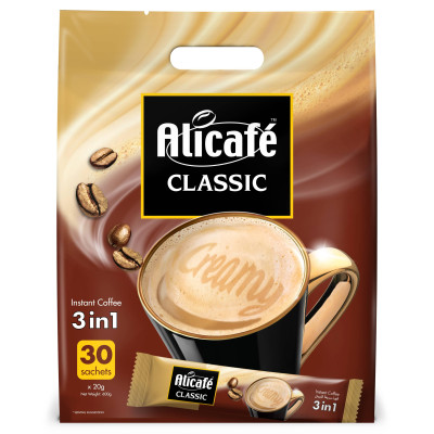Ali Cafe 3 In 1 20Gx30p Classic Coffee 600Gm