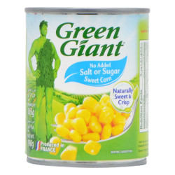 ذرة حلوة زراعة جرين جاينت بدون إضافة ملح أو سكر 198 جرام
