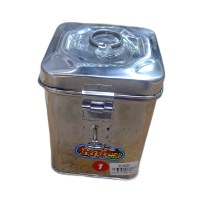 Burhan No. 01 Ss Square Dabba 1Pcs