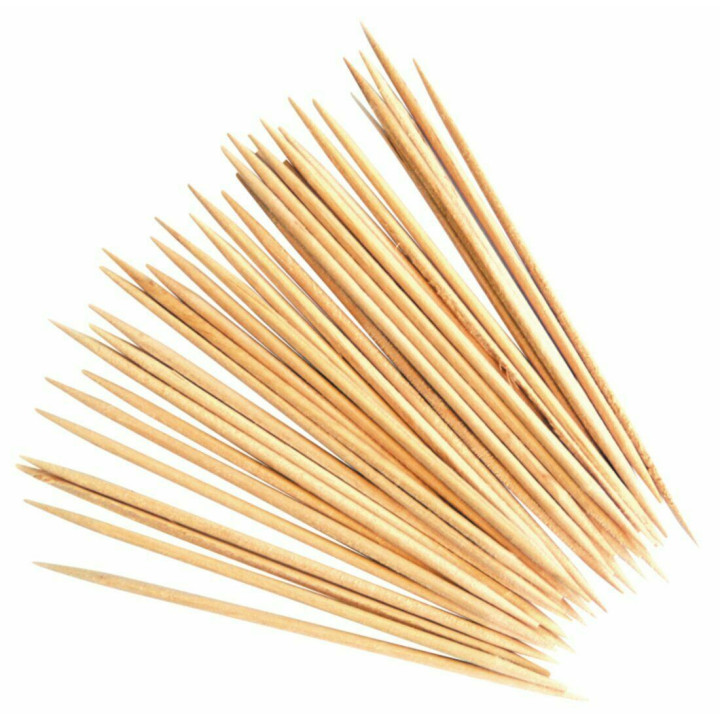 Long Plas Wooden Toothpicks, 1 pc