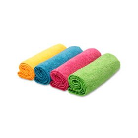 Vileda 36X34cm Microfibre All Purpose Cloth 4Pcs