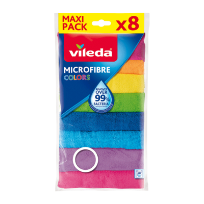 Viled 30X30cm Microfibre All Purpose Cloth 8Pcs