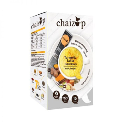 Chaizup Turmeric Latte With Jaggery Instant Premix 20G X 10