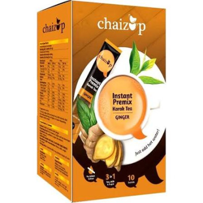 Chaizup Karak Tea Ginger Instant Premix 20G X 10