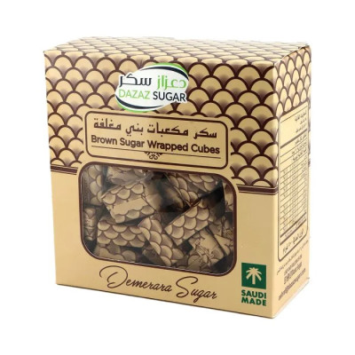 Dazaz Wrapped Cubes Brown Sugar 500Gm