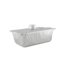 Fotouh Large Aluminium Foil Pot With Lid 3Pc