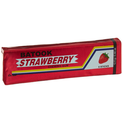Batook Strawberry Chewing Gum 12.5Gm