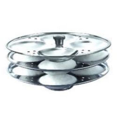 Burhan 3 Plates Ss Idli Stand 1Pcs