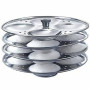 Burhan 4 Plates Ss Idli Stand 1Pcs