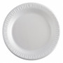 Natmed No. P4 10In White Foam Plate 25Pcs