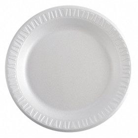 Natmed No. P4 10In White Foam Plate 25Pcs
