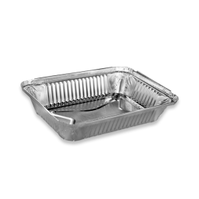 Natmed No. 8342-L Rect Aluminium Container With Lid 10Pcs