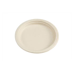 Natmed 23Bl 9In No. Purple Compostable Rnd Plate 12Pcs