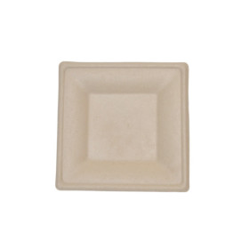 Natmed No. P721sqpl 16Cm Compostable Sqr Plate 12Pcs