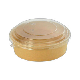 Natmed No. My01sbk 1300Ml Kraft Multi-Food Pot With Lid 3Pcs
