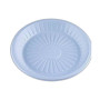 Natmed No. 9 Celebration Rnd White Plstc Plate 25Pc