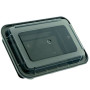 Dispomax 32Oz No. H050 M/W Black Single Compt Container 5Pc