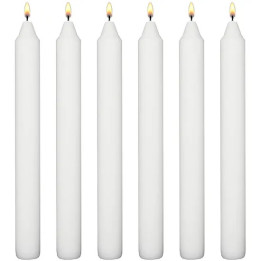 Awadi White Candles, 8 pcs