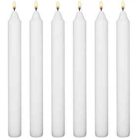 Awadi 8P White Candle 1Pkt