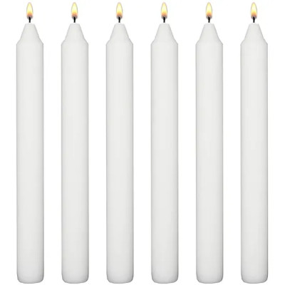 Awadi 8P White Candle 1Pkt