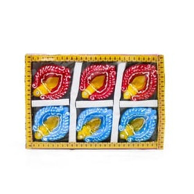 Aramax Big 6Pcs Diwali Diya 1Set