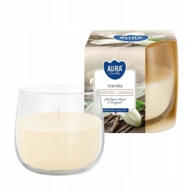 Aura Vanilla Scented Candles 130Gm