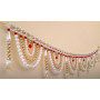 Ae White Pearl Door Toran 1Pc