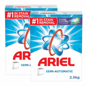Ariel Blue Fast Dissolving Washing Powder 2.5Kg X 2