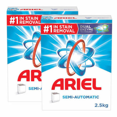 Ariel Blue Fast Dissolving Washing Powder 2.5Kg X 2