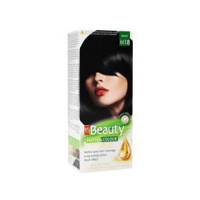 Mm Beauty S18 Midnight Black Ammonia Free Hair Dye 125G