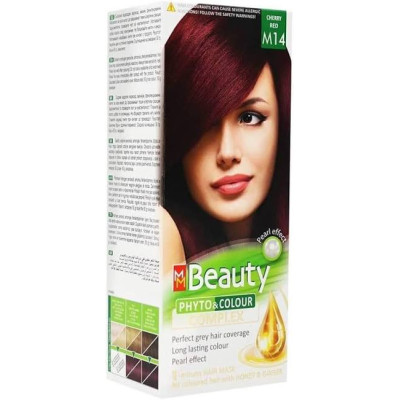 Mm Beauty M14 Cherry Red Hair Dye 125G