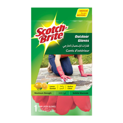 Scotch Brite Medium Outdoor Gloves 1Pc