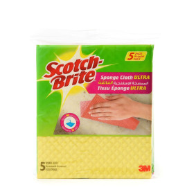 Scotch Brite 5Pc Sponge Cloth Ultra 1Pc