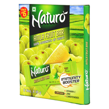 Naturo Immunity Booster 6P Amla Fruit Bar 10G