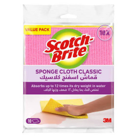 Scotch Brite 3M Sponge Cloth Classic 10Pc